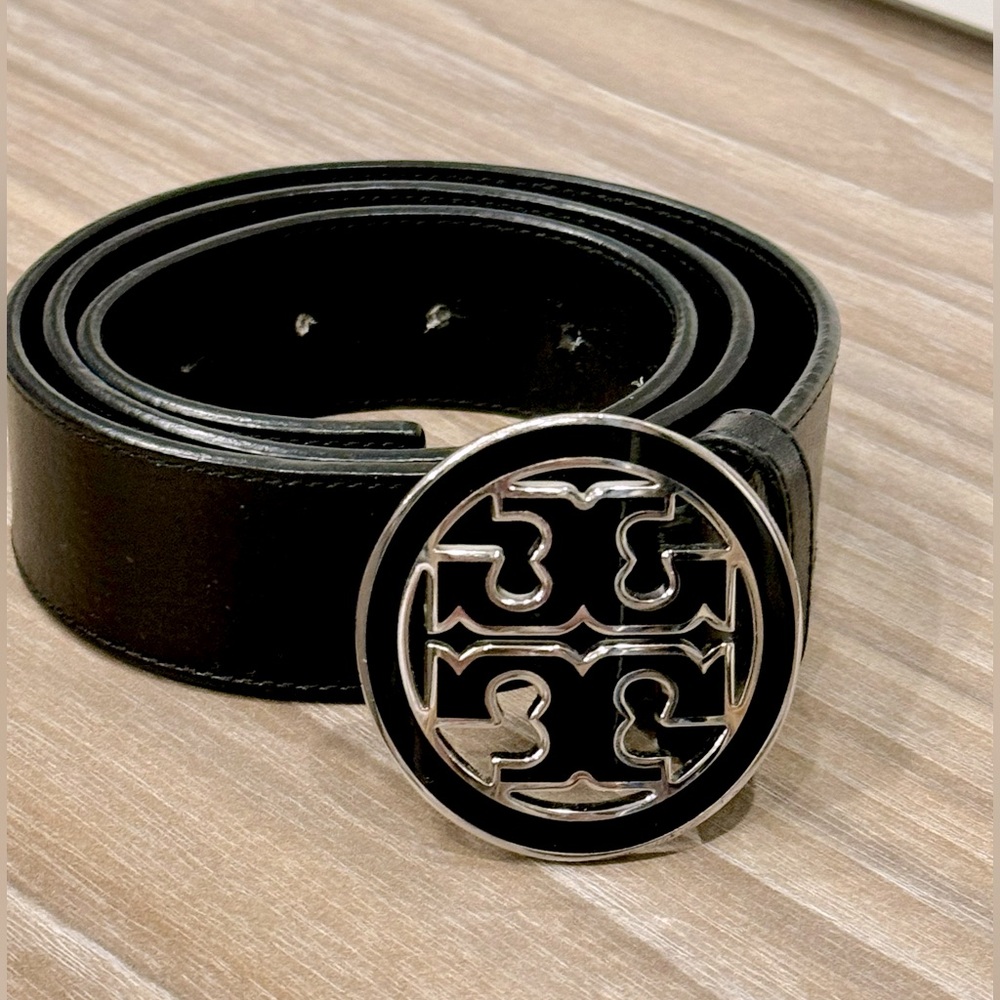 Tory Burch classic 1.5” leather belt
